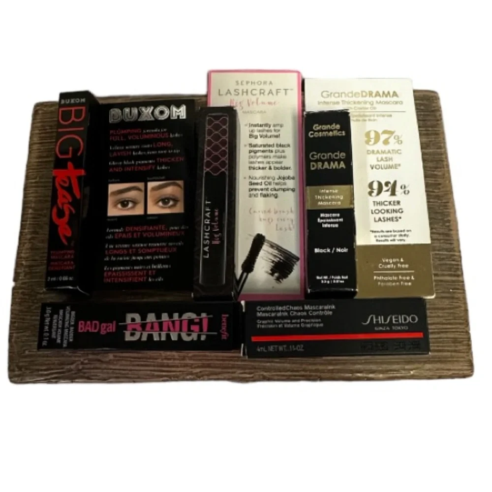 Shiseido | Grande Drama | Sephora | Benefits | Buxom | Mini | Mascara Bundle NIB